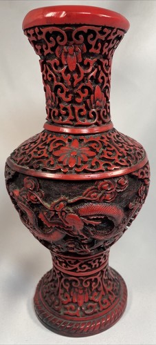 Vaso cinese resina effetto - cinese, in