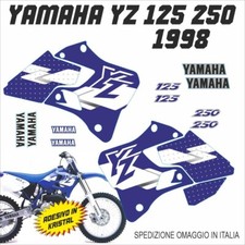 YAMAHA YZ 125  250  1998 kit Adesivi in kristal