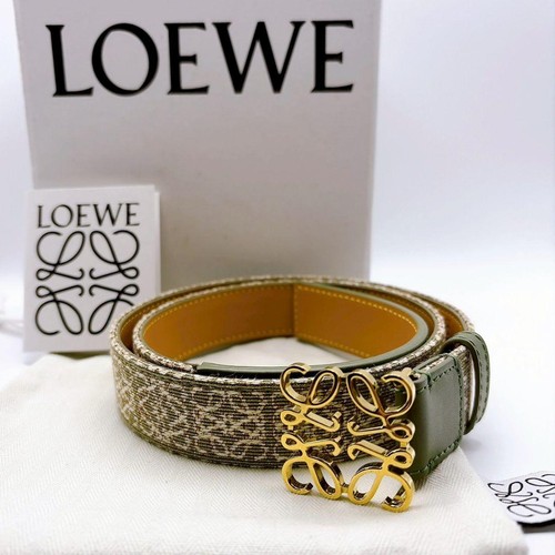 Cintura loewe anagramma fibbia - cintura,