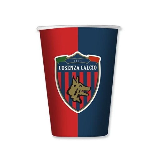 Bicchieri cosenza calcio 200cc - bicchieri,