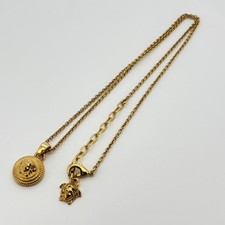 versace collana oro medaglia