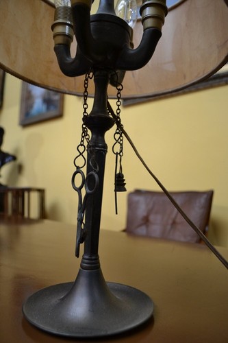 Lampada tavolo bronzo - da,