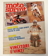 MOTOSPRINT 6/1987 FANTIC HP1 125 PURE SPORTS CAGIVA T4 350 R MALAGUTI MGX 50