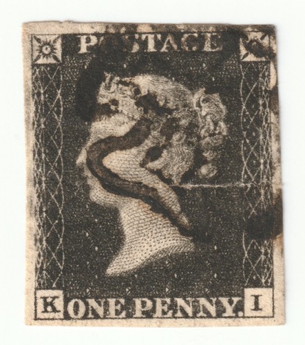 1840 one penny black - one,