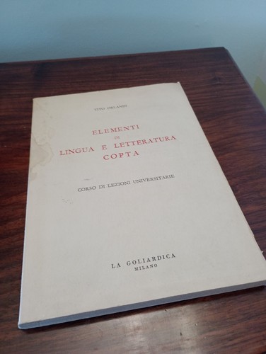 Tito orlandi elementi di - orlandi-,