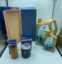 KIT TAGLIANDO 4 FILTRI 6 LITRI OLIO PETRONAS 5W30 MERCEDES CLASSE A W169 B W245 
