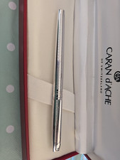 Caran d'Ache Madison Cisele Silver Plated Rhodium Fountain Pen