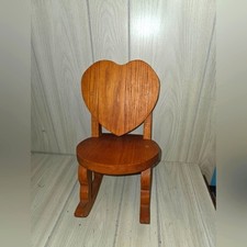 Sedia a dondolo vintage anni