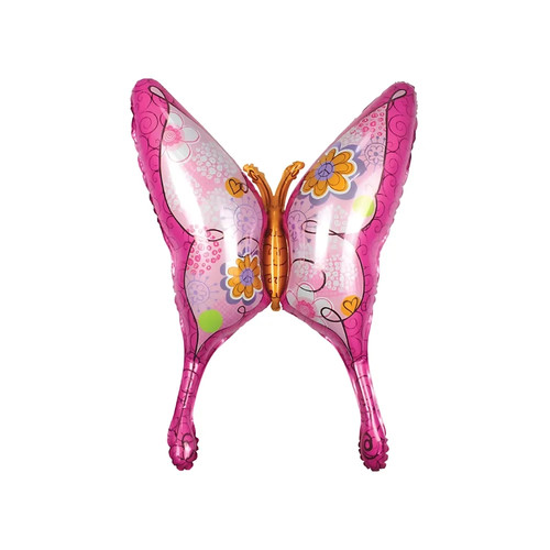 Palloncino farfalla rosa - palloncino, e
