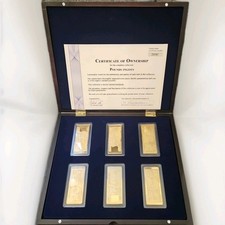 Banconote inglesi lingotti oro