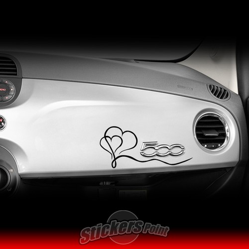 Adesivo fiat 500 - adesivo,