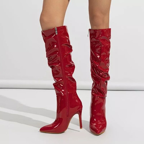 Stivali donna rosso cm - stivali, 10.5
