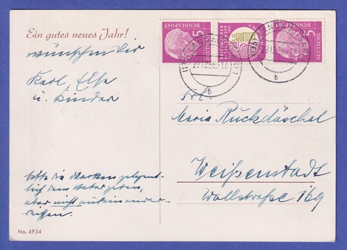 Stampa combinata bund heuss - stampa, n