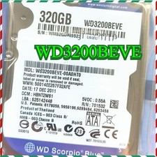 WD3200BEVE Western Digital 2,5" 320 GB IDE/PATA Scorpio Blue Drive spedizione veloce