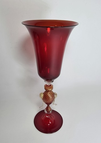 Calice vetro soffiato - vetro, murano