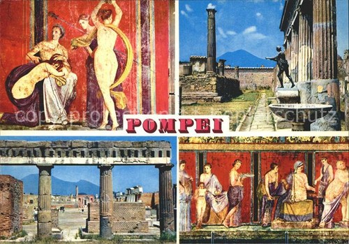 Pompei colonne murales - colonne, e