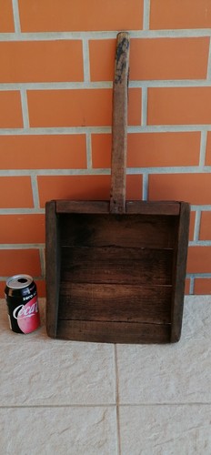 Antica pala grande xix legno - pala,