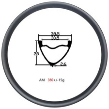 Cerchi in fibra di carbonio