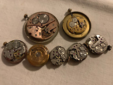 Lotto 7 movimenti TISSOT BAUME MERCIER VETTA funzionantI progetto partI