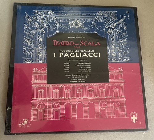 Sealed pagliacci box opera - lp,