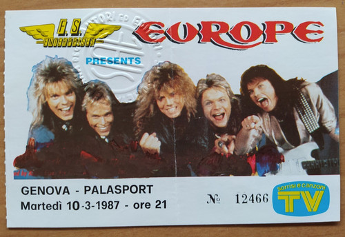 Europe biglietto concerto - biglietto,