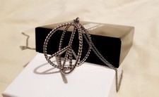 Collana Catenina Ciondolo Originale Moschino Peace Argento 911 Cheap And Chic