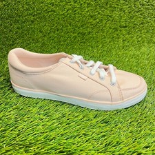 Scarpe sneakers Keds Center II donna taglia 8,5 rosa bianco atletica passeggio tela