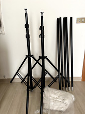 Supporto fondale + fondale bianco 2,70x3mt e due stativi con borsa porta fondale