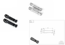 PEDANE Poggiapiedi ANTERIORI