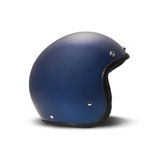 Casco Jet Cafe Racer DMD RETRO Blu Scuro Opaco