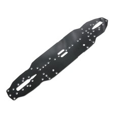 Telaio inferiore resistenza fibra di carbonio 2,0 mm per 1/10 RC auto 2024 parte X4 raggi