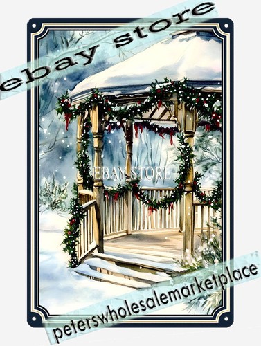 Gazebo invernale insegna - , in