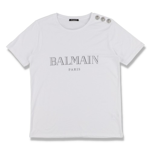 Shirt balmain bianca - bianca, argento