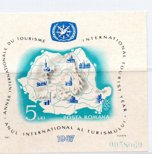 Francobolli romania 1967 - francobolli, anno