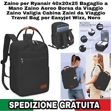 Zaino x Ryanair 40x20x25 Bagaglio a Mano Zaino Aereo Borsa Valigia da Viaggio 