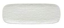 Vassoio in Porcellana Rettangolare Bianco Lungo Touch me 29 x 10 cm