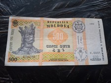 500 lei 1992 Moldavia firma Leonid Talmaci