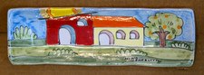 Nino Parrucca Vassoio Ceramica