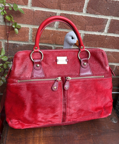 Borsa donna modalu rossa vera