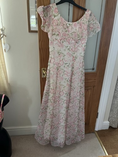Maxi abito vintage floreale