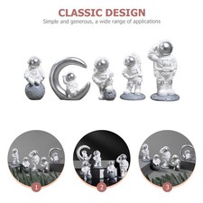 5 pezzi creativo astronauta forma decorativa Spaceman decor squisito
