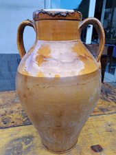 GIARA DI TERRACOTTA SICILIANA ANTICA CON LEGGERI SEGNI DEL TEMPO( VEDI FOTO)