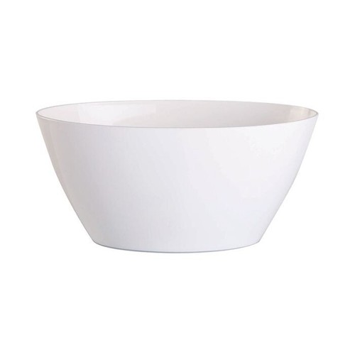 Vaso ovale bianco 25cm - vaso,