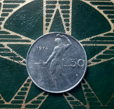 ($)    50 Lire 1974 (Vulcano