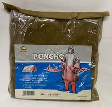Poncho impermeabile in pvc