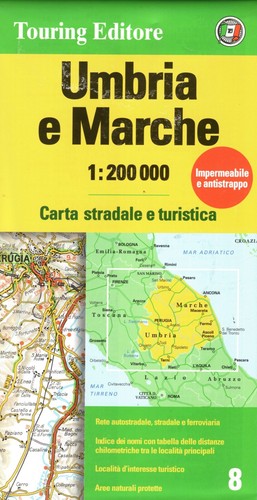 Mappa umbria marche del - umbria,
