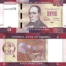 Liberia 5 dollari 2016 P-31a