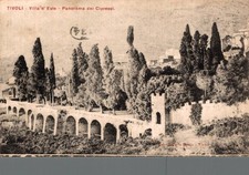 Roma Tivoli Villa d'Este panorama dei Cipressi f. piccolo  spedita