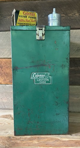 Metal coleman lantern case - metal,