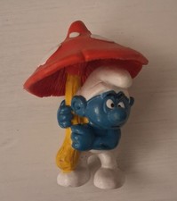 Puffi puffo con ombrello - puffo,